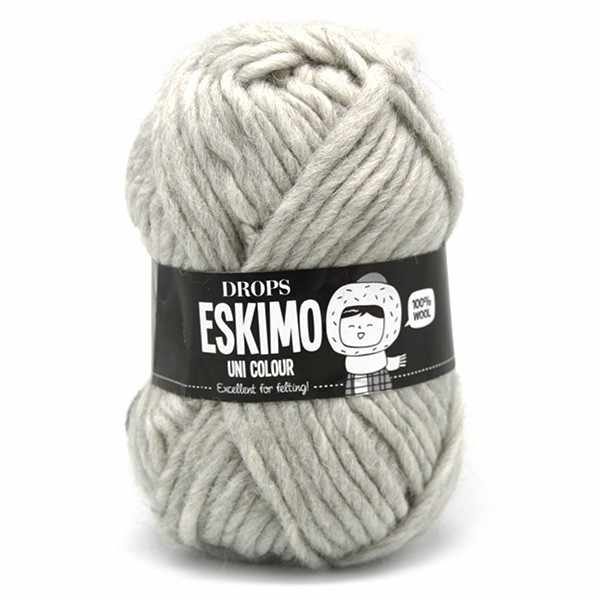 Пряжа DROPS Eskimo Цвет.53 Светло серый меланж