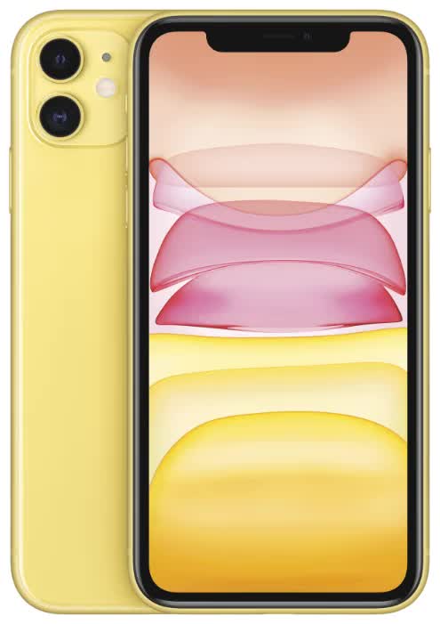 Смартфон Apple iPhone 11 64 GB Yellow (MWLW2RU/A)