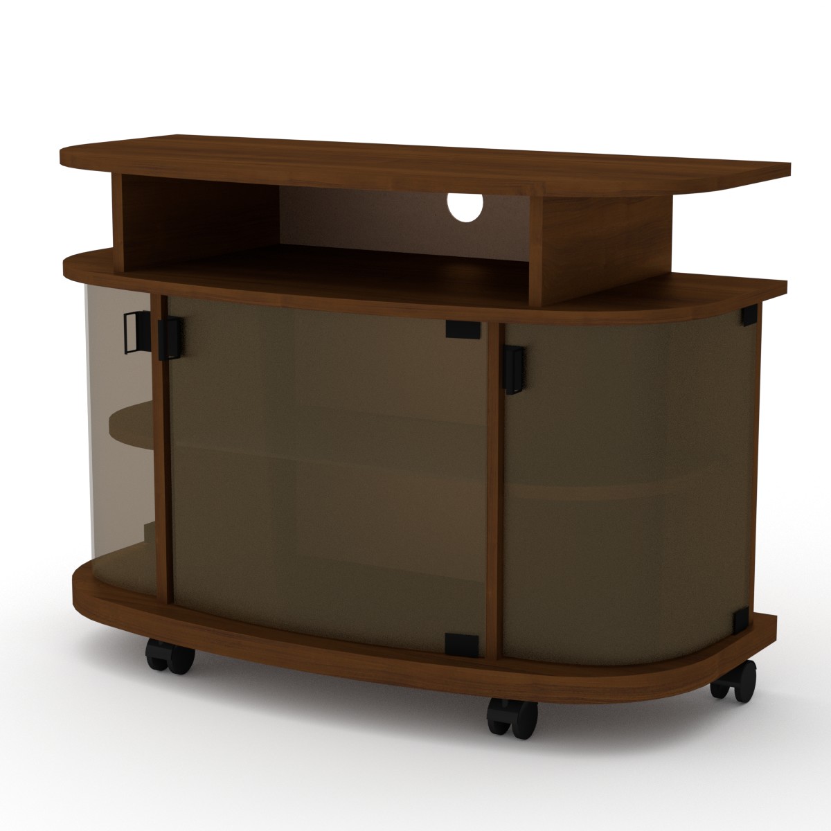 Тумба под ТВ Компанит Монтеррей Орех Экко