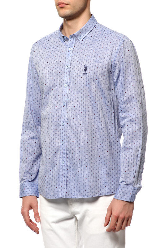 Рубашка U.S. Polo Assn. G081GL0040FLOS VR028СИНИЙ
