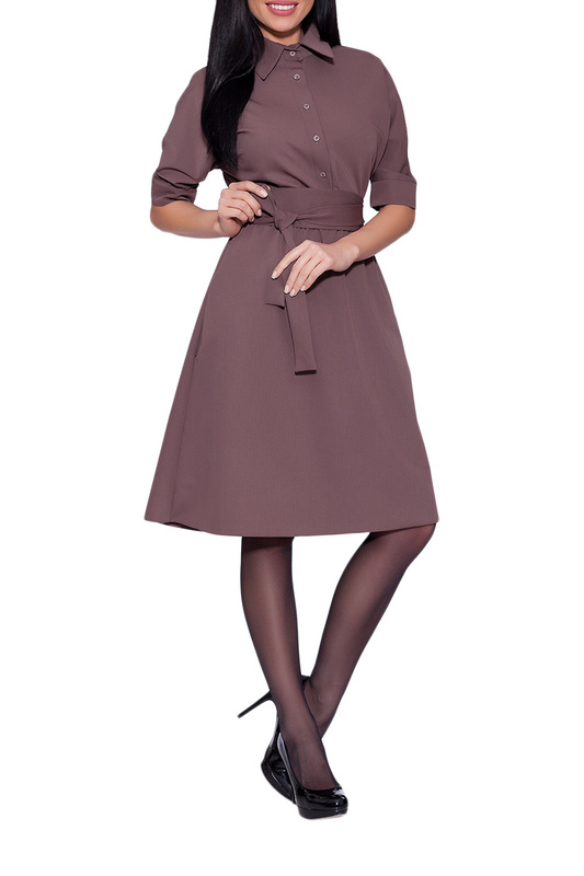 Платье EMANSIPE 2010131КОРИЧНЕВЫЙ