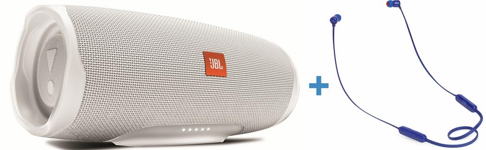 JBL CHARGE 4 + T110BT (белый)