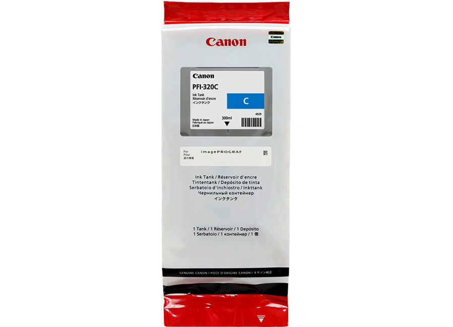 Картридж Canon PFI-320 Cyan (300 мл для ТМ-серии)