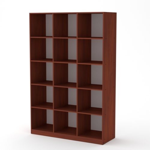 Стеллаж книжный Компанит КШ-3 130х195х44.8 см Яблоня