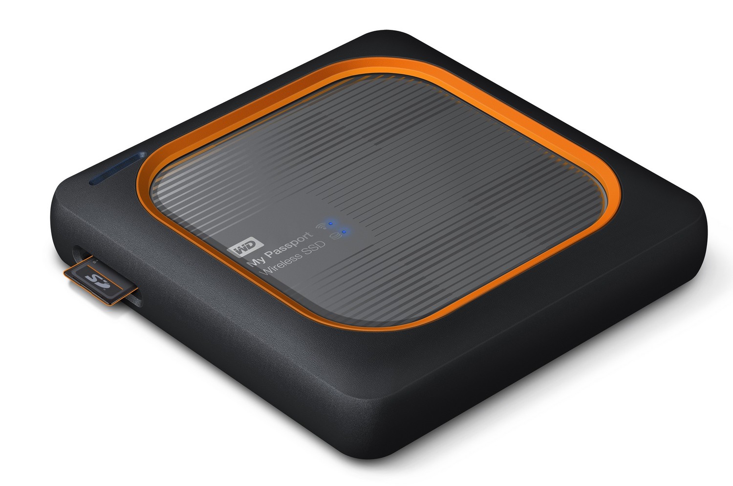 Внешний SSD WD My Passport Wireless 1ТБ (WDBAMJ0010BGY-RESN)