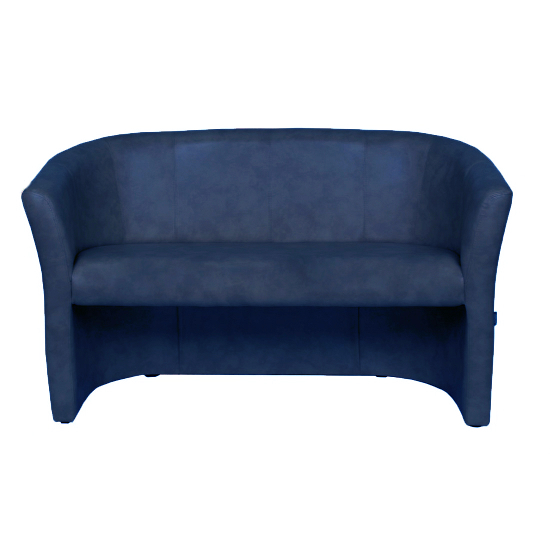 Диван двухместный модуль в гостиную, в офис Арабика кожзаменитель Неаполь N-22 синий AMF