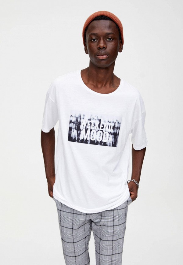 Футболка Pull&Bear Pull&Bear IX001XM005OY