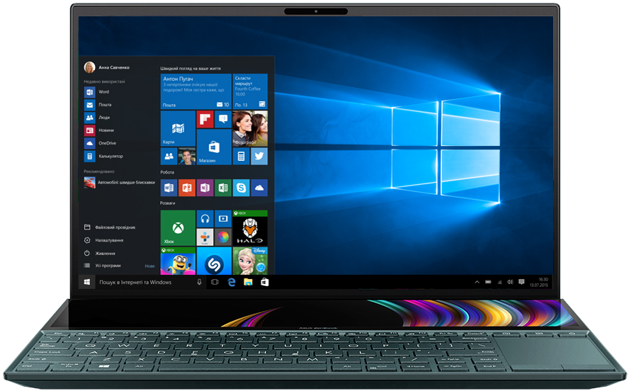 Ноутбук Asus ZenBook Duo UX481FL-BM002T (90NB0P61-M03010) Celestial Blue