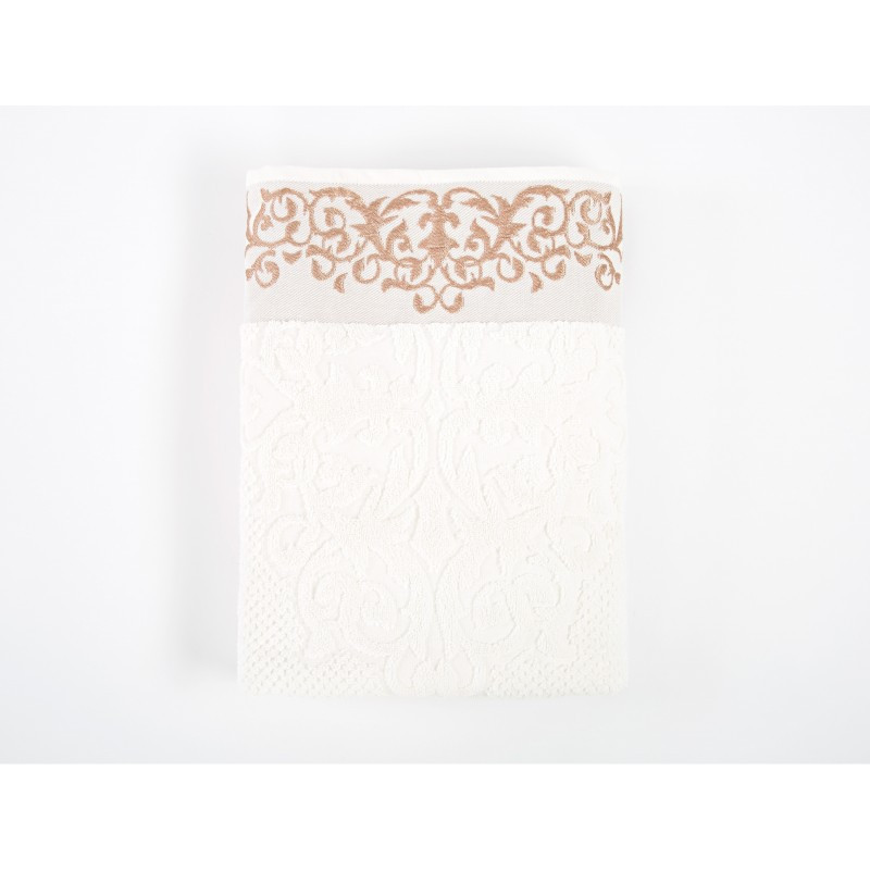 Полотенце Irya Jakarli - New Queen ekru молочный 90х150