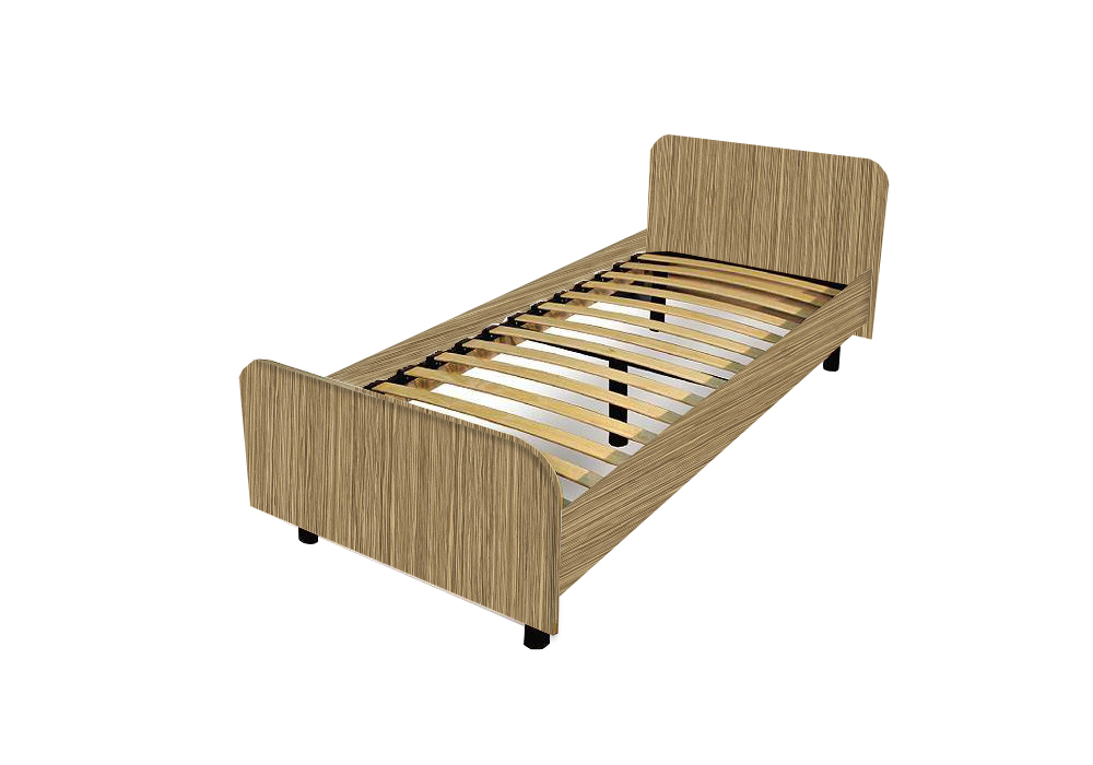 Кровать Luxe Studio номер3 120х200 зебрано светлый