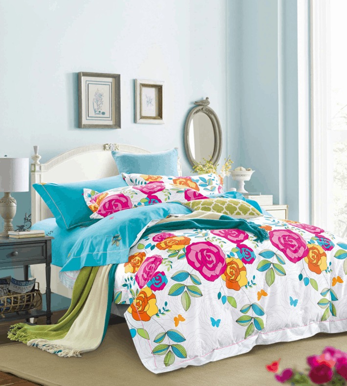 Постельное белье Vpostelke Адель 1.5-Спальный 150х220 см сатин белый