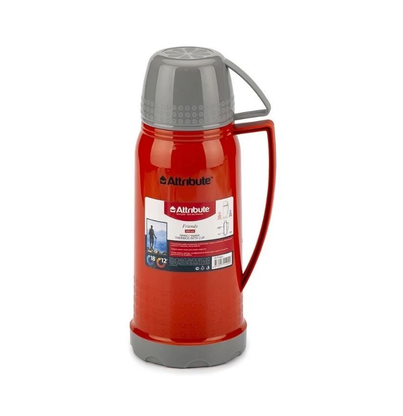 Термос Attribute Friendy AVF403 Red 600 мл