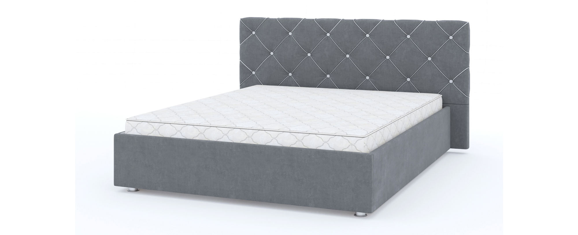 Кровать двуспальная Sofyno Стелла росто97 с матрасом 180х200