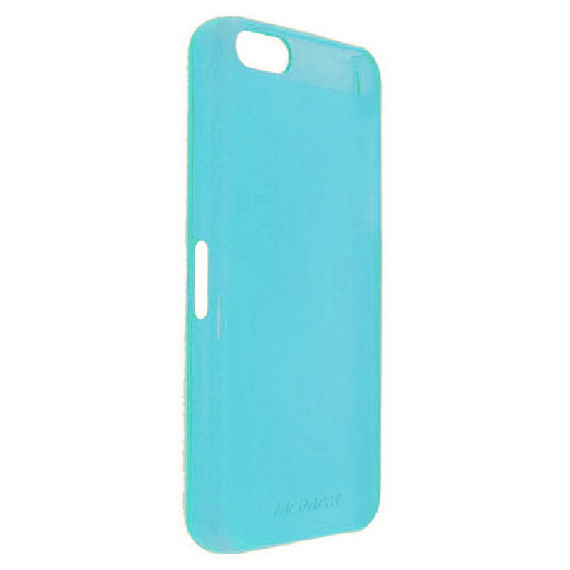 Чехол накладка Momax для  iPhone 5/5S Clear Breeze Case Синий