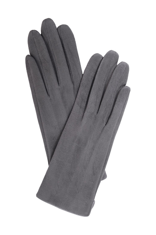 Перчатки MYLIKE 7.643-1МL СЕРЫЙ