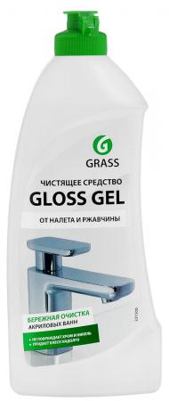 СРЕДСТВО ДЛЯ ВАННОЙ КОМНАТЫ ЧИСТЯЩЕЕ"GLOSS GEL"   0,5 Л (КИСЛОТНОЕ) (1/12)  "GRASS"