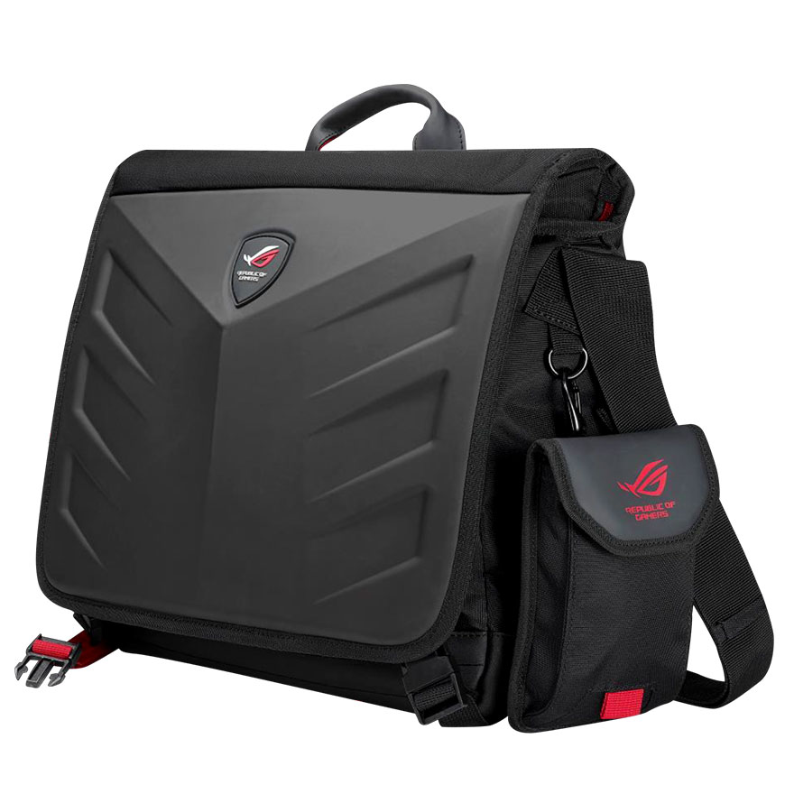 Сумка для ноутбука ASUS ROG Ranger Messenger Black (90XB0310-BBP000)