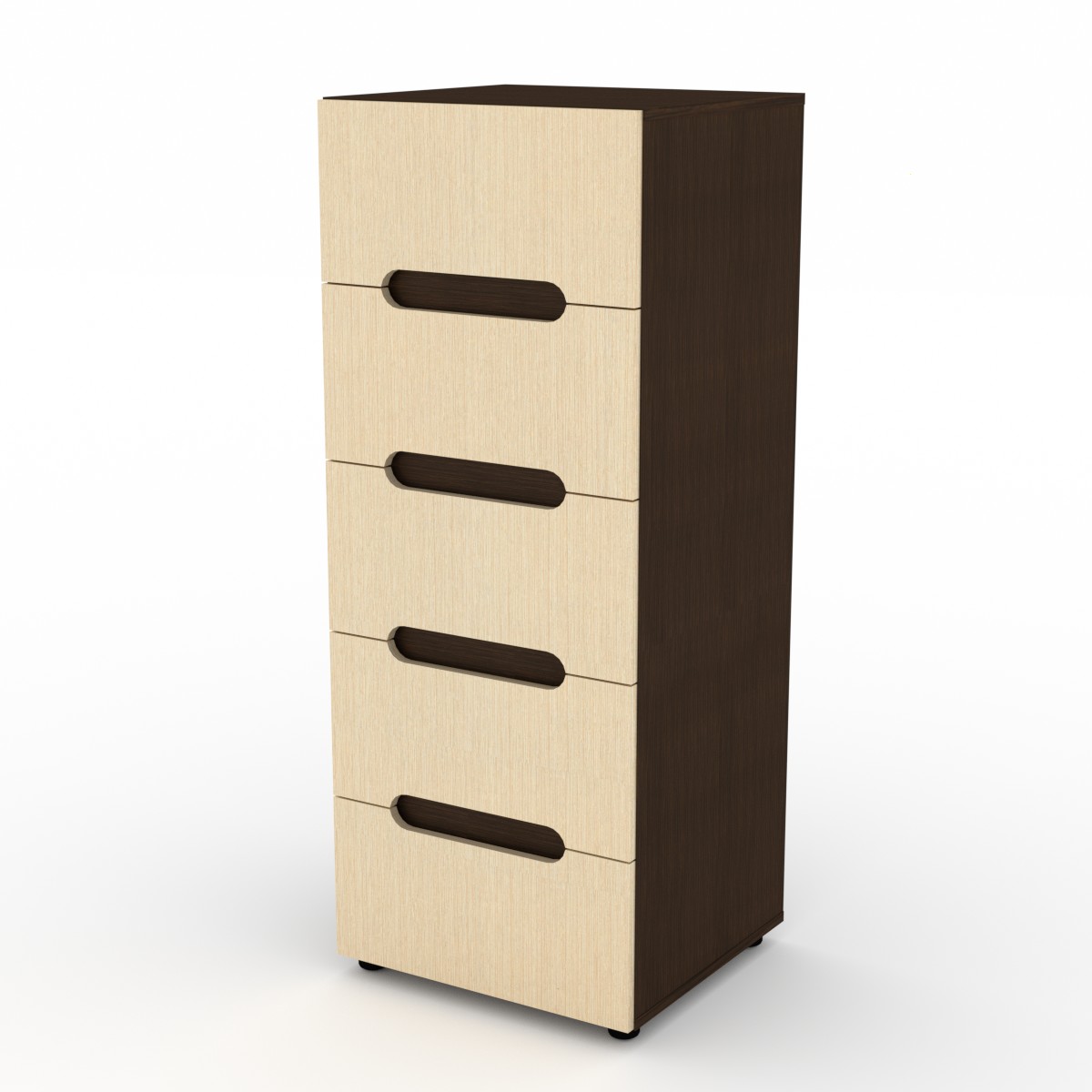 Комод для вещей Компанит МС 8 венге