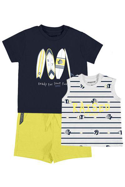 Mayoral Футболка+майка+шорты