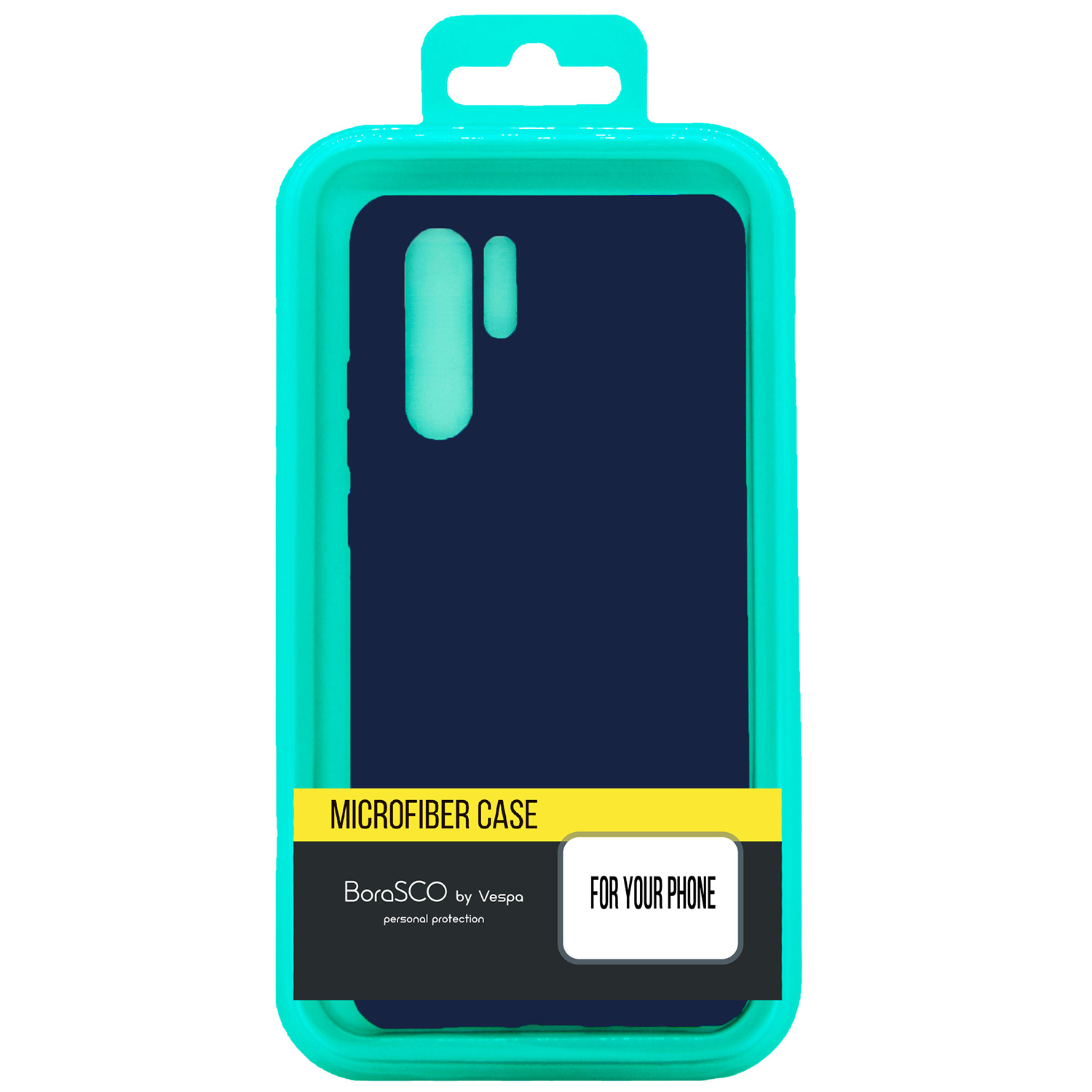 Силиконовый чехол Soft Touch с микрофиброй для Samsung (A505A305) Galaxy A50/ A30S синий
