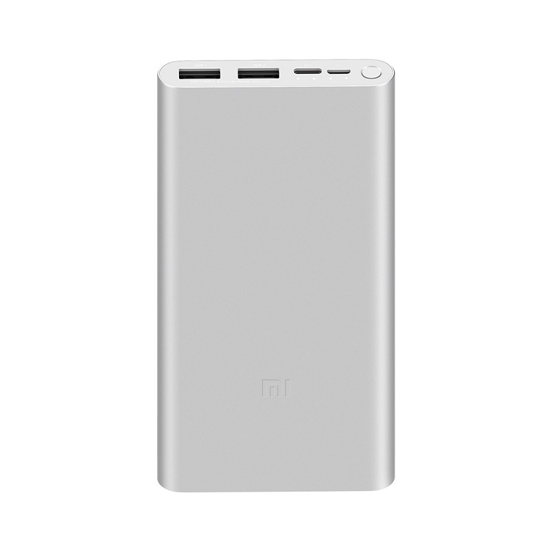 Внешний аккумулятор Xiaomi Mi Power Bank 3 10000mAh Type-c + 2USB Silver (PLM13ZM)
