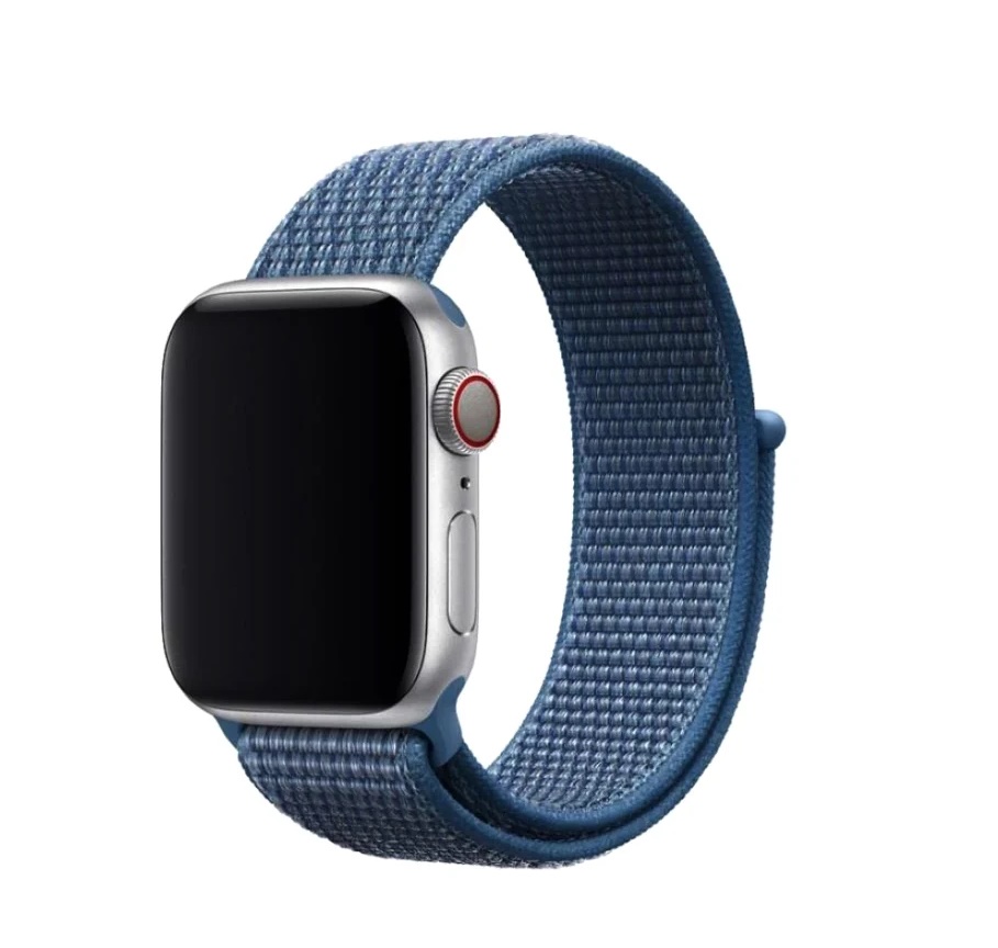 Ремешок Devia Deluxe Series Sport 3 Band для Apple Watch 4 40mm - Cape Cod Blue