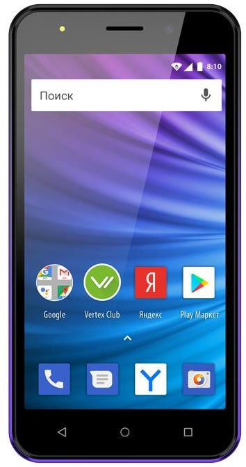 Vertex  Impress Luck L100 3G (темно-синий)