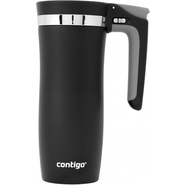 Термокружка Contigo Handled Autoseal 470 мл Черный (2028-2)