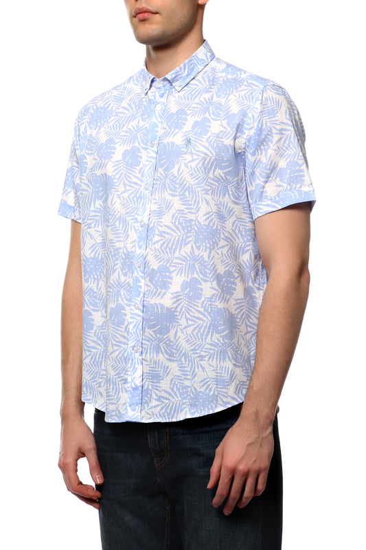 Рубашка U.S. POLO ASSN. G081GL0040VOYNE VR036ГОЛУБОЙ