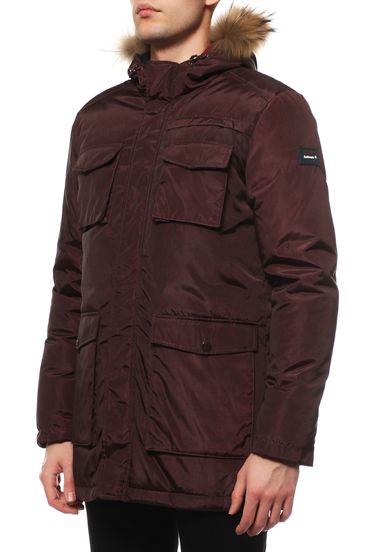 Пуховик U.S. Polo Assn. G081SZ0MS0SPIRO-R KR0215БОРДОВЫЙ