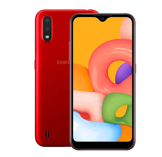 Смартфон Samsung Galaxy A01 16Gb SM-A015FZRDSER Red