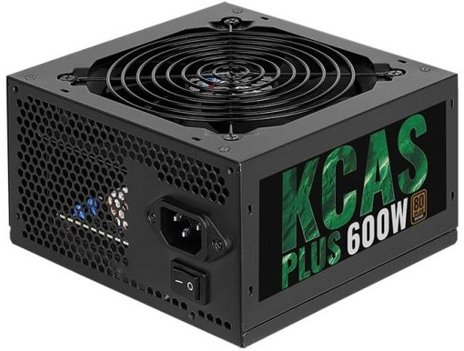 Aerocool  ATX 600W KCAS PLUS 600 (черный)