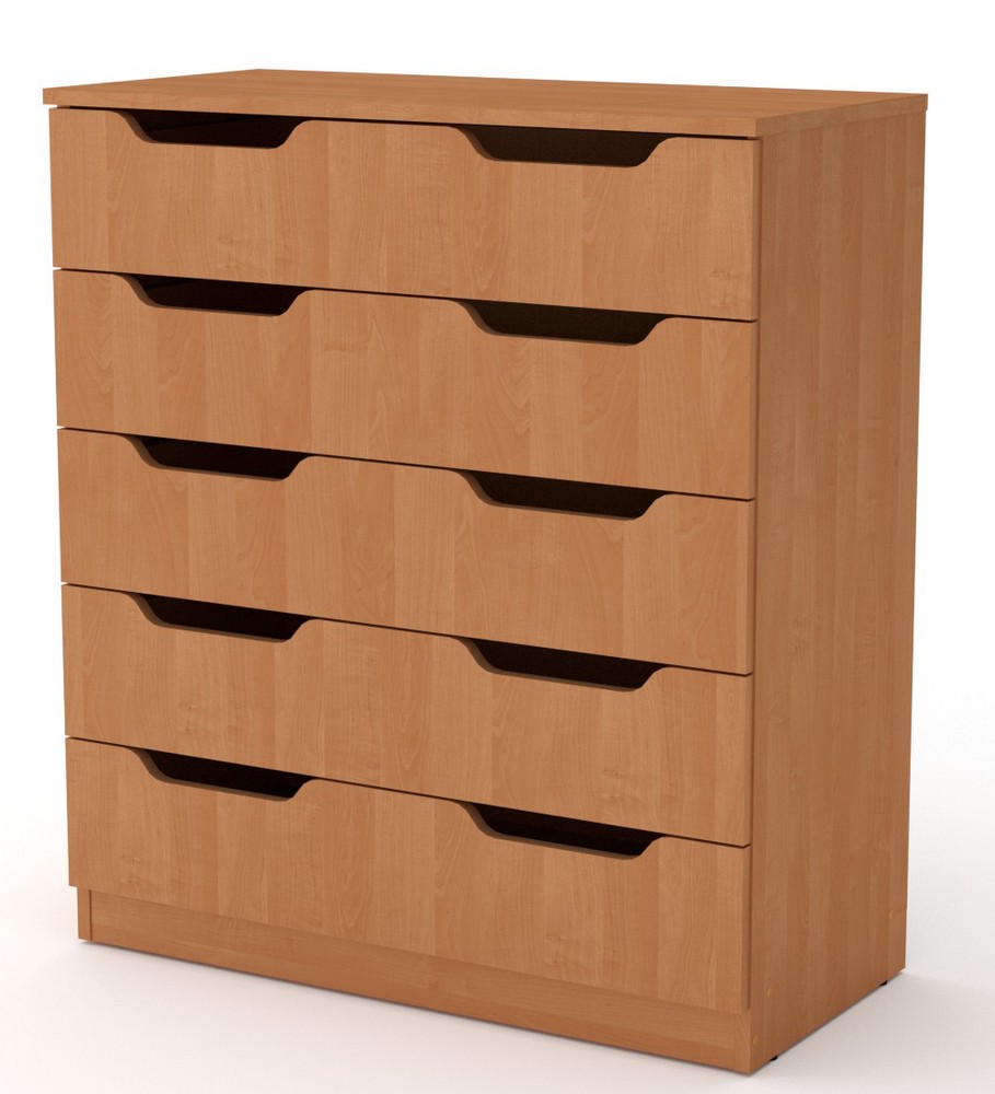 Комод для вещей Компанит 5М ольха