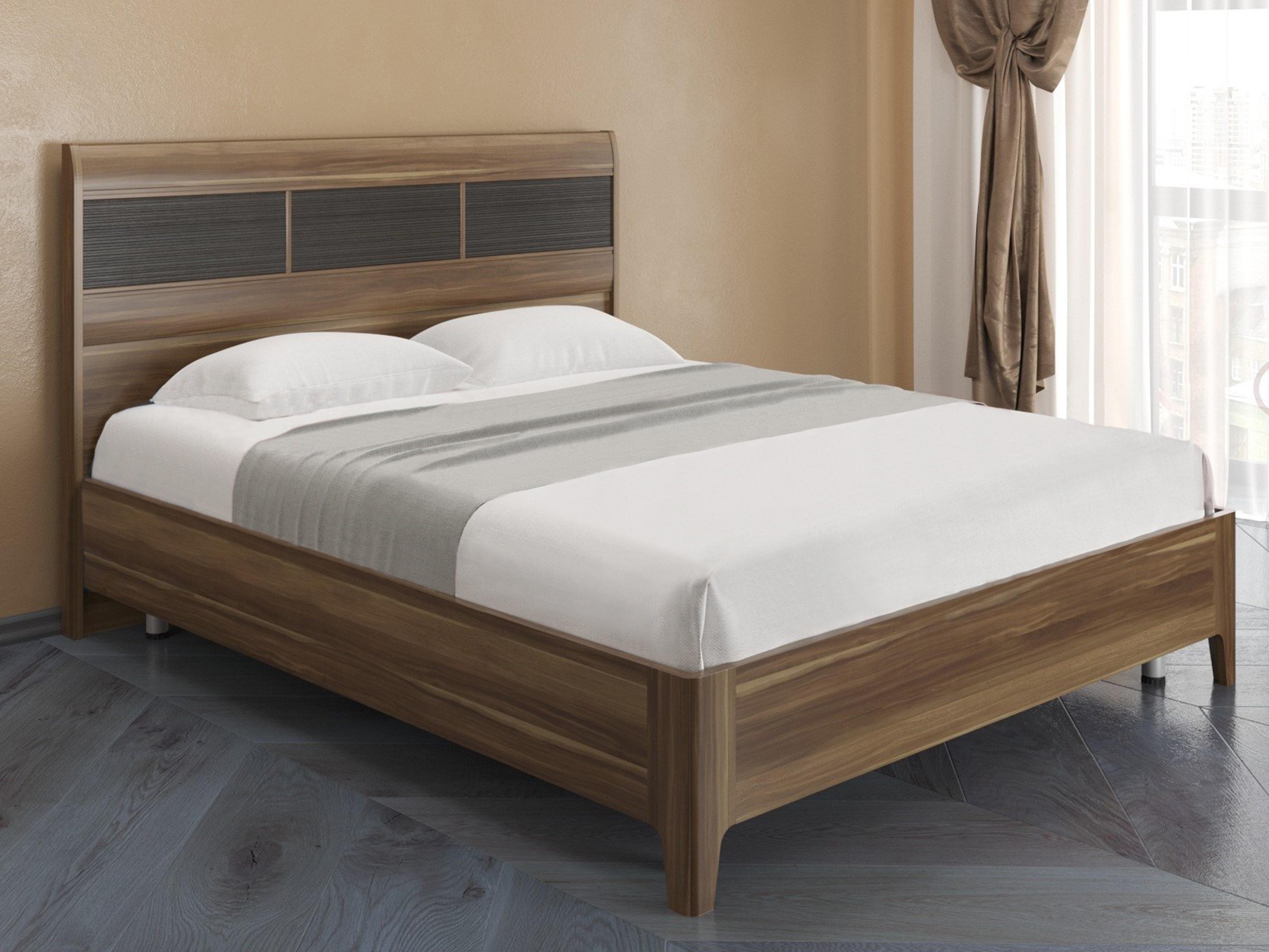 Кровать Лером Камелия 120*200 см Слива Валлис - комбинированный (ler-627)