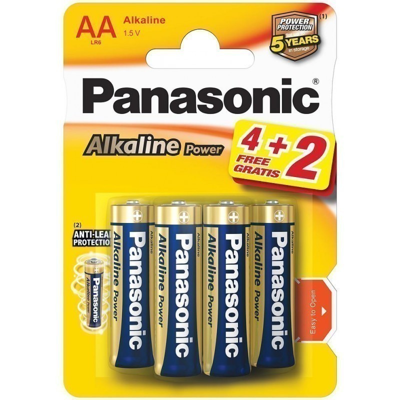 Батарейка Panasonic Alkaline Power AA блистер 6шт