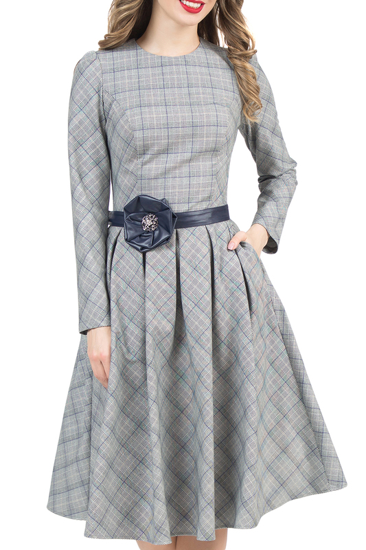 Платье Olivegrey PL000073Z(FEOKTISTA)СЕРЫЙ
