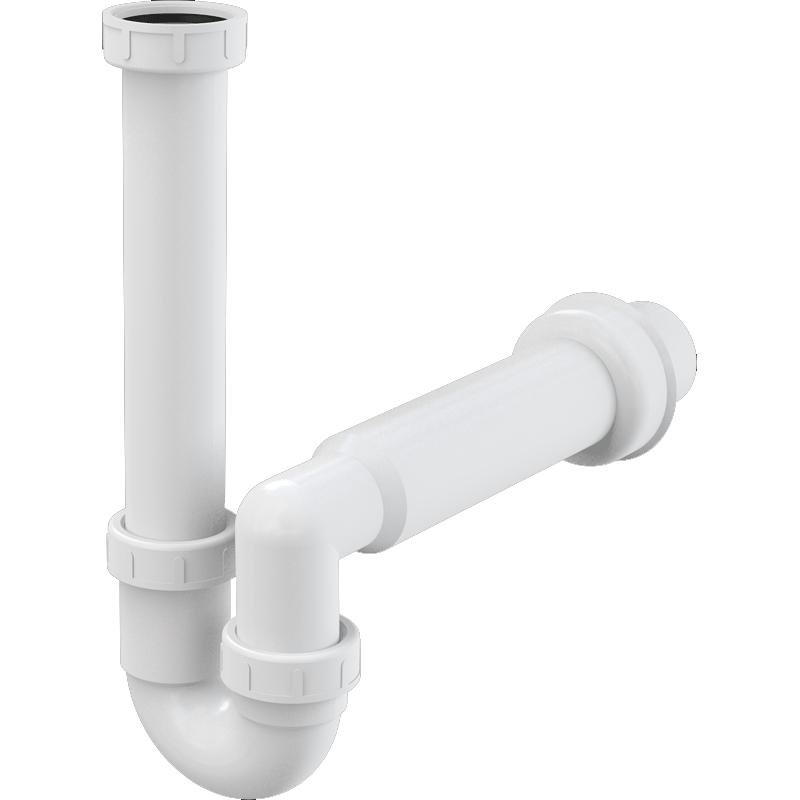 Сифон для кухонной мойки Alcaplast A80-DN50Белый