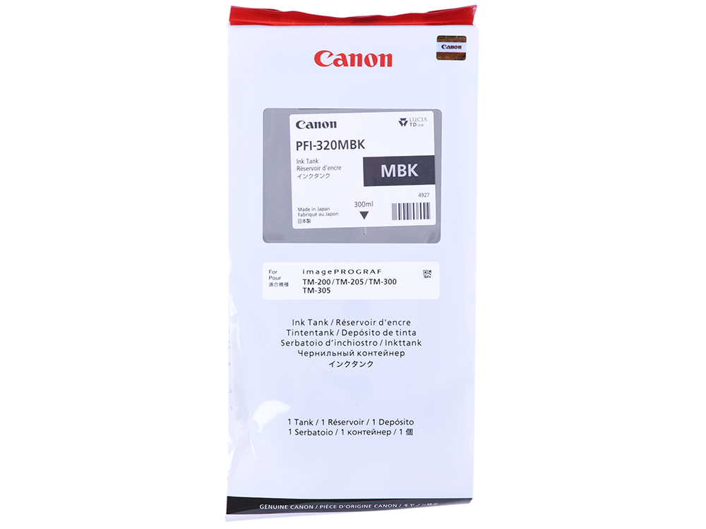 Картридж Canon PFI-320 Matte Black (300 мл для ТМ-серии)