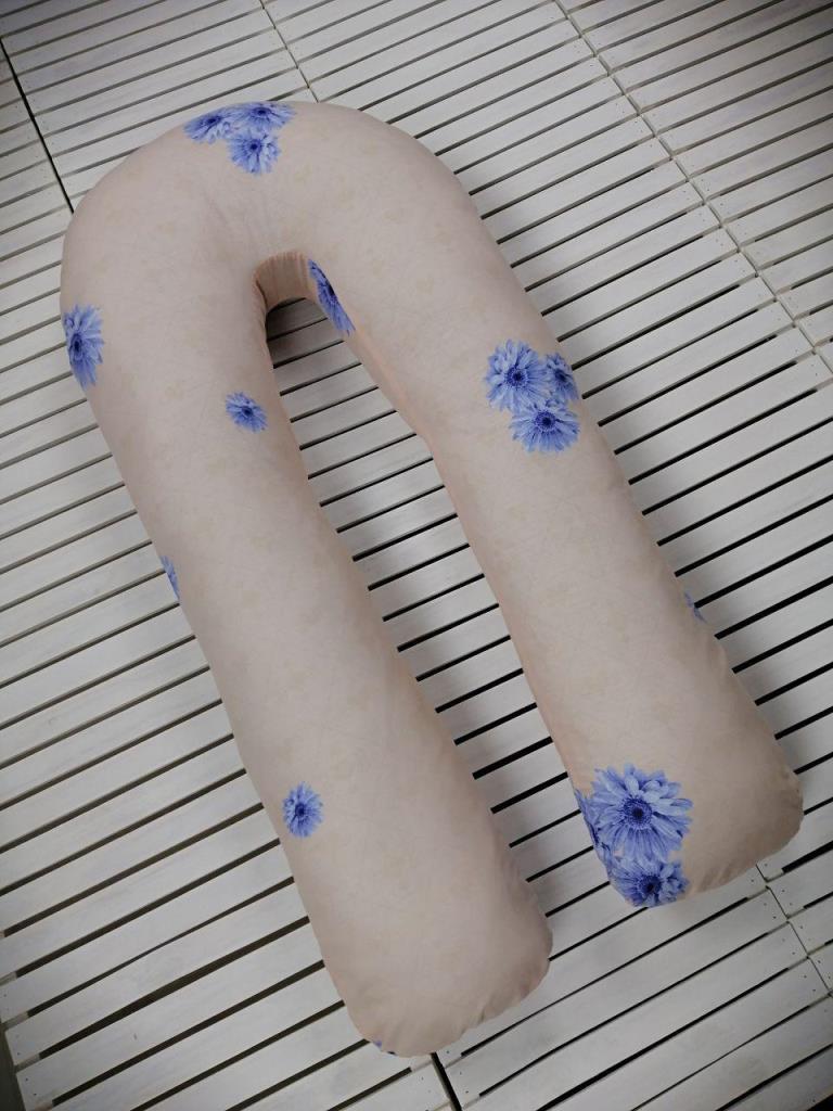 U-образная подушка подкова обнимашка для беременных Esen Васильки XXL 125x60 см (107 037 XXL)