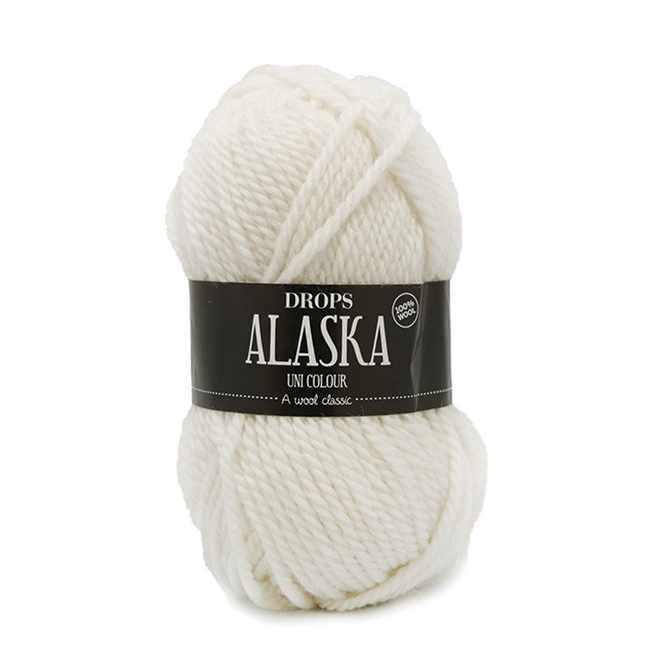 Пряжа DROPS Alaska Цвет.02 Off white/кремовый
