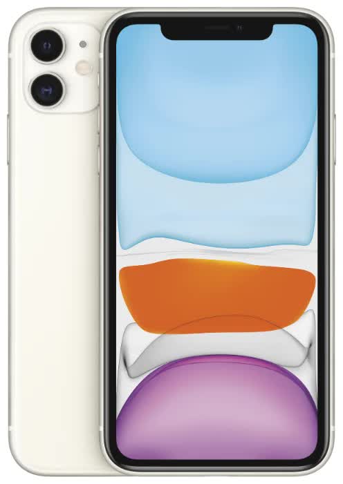Смартфон Apple iPhone 11 128 GB White (MWM22RU/A)