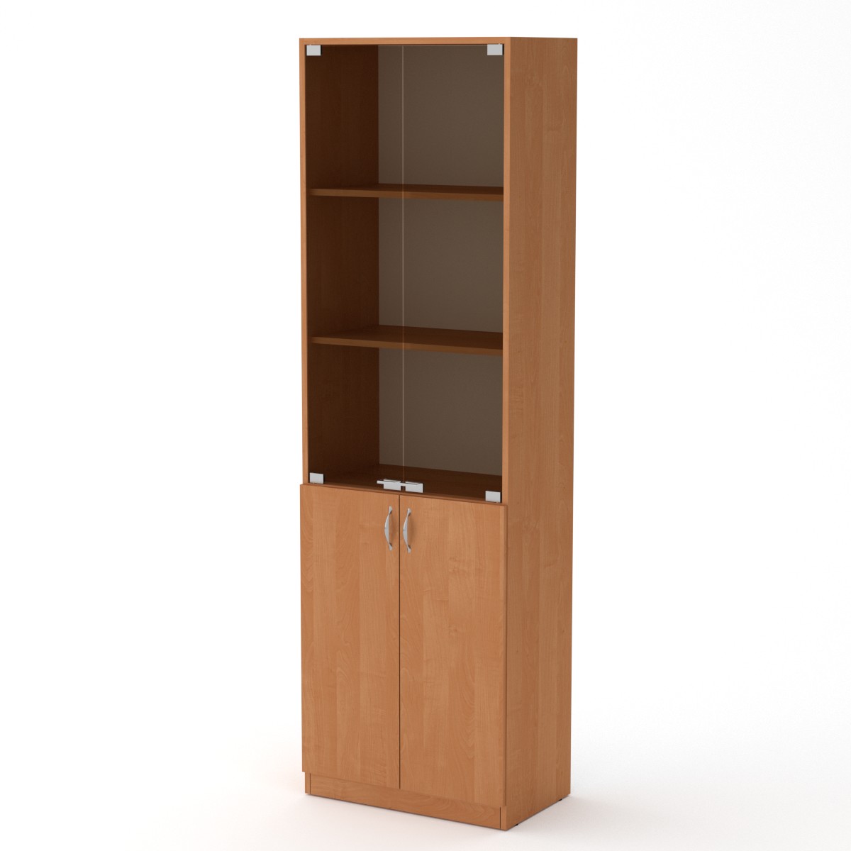 Шкаф Пенал книжный офисный Компанит КШ-6 Ольха