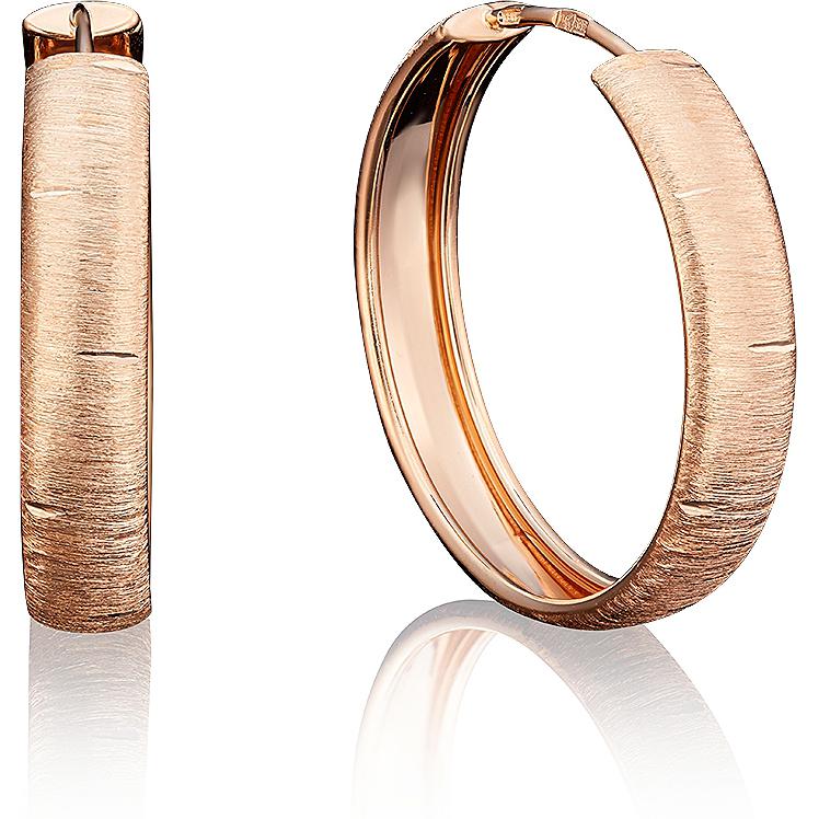 Серьги из красного золота (арт. 60107-2210409)
