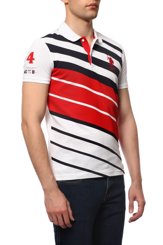 Поло U.S. Polo Assn. G081SZ0110LINGTON VR013БЕЛЫЙ