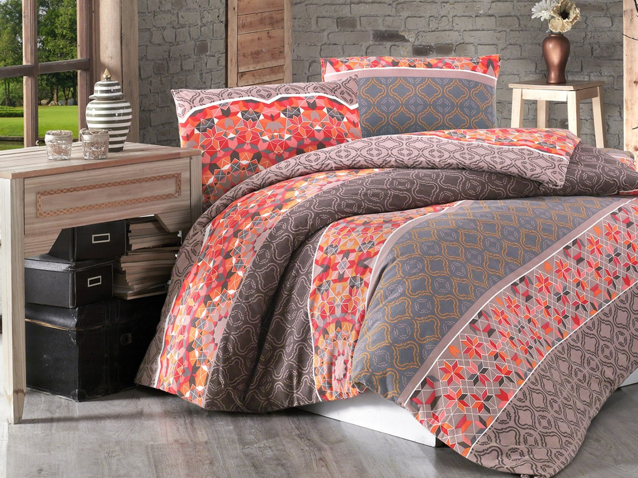 Комплект постельного белья First Choice Фланель 200х220 Maniyatur