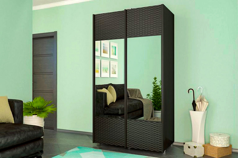 Шкафы купе Лером 217x120x65 см Дуб Венге (ler-3012)