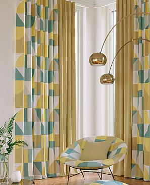 Комплект штор ТомДом Абирон (горчичный)