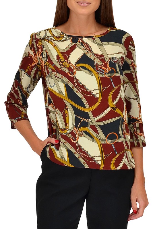 Блуза VISERDI 10255-КСЦ 219590 БОРДОВЫЙ