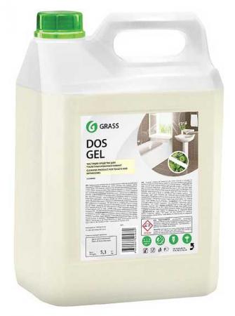 СРЕДСТВО ДЛЯ ЧИСТКИ И ДЕЗИНФЕКЦИИ САНТЕХНИКИ"DOS GEL"   5,3 КГ (ЩЕЛОЧНОЕ) (1/4)  "GRASS"