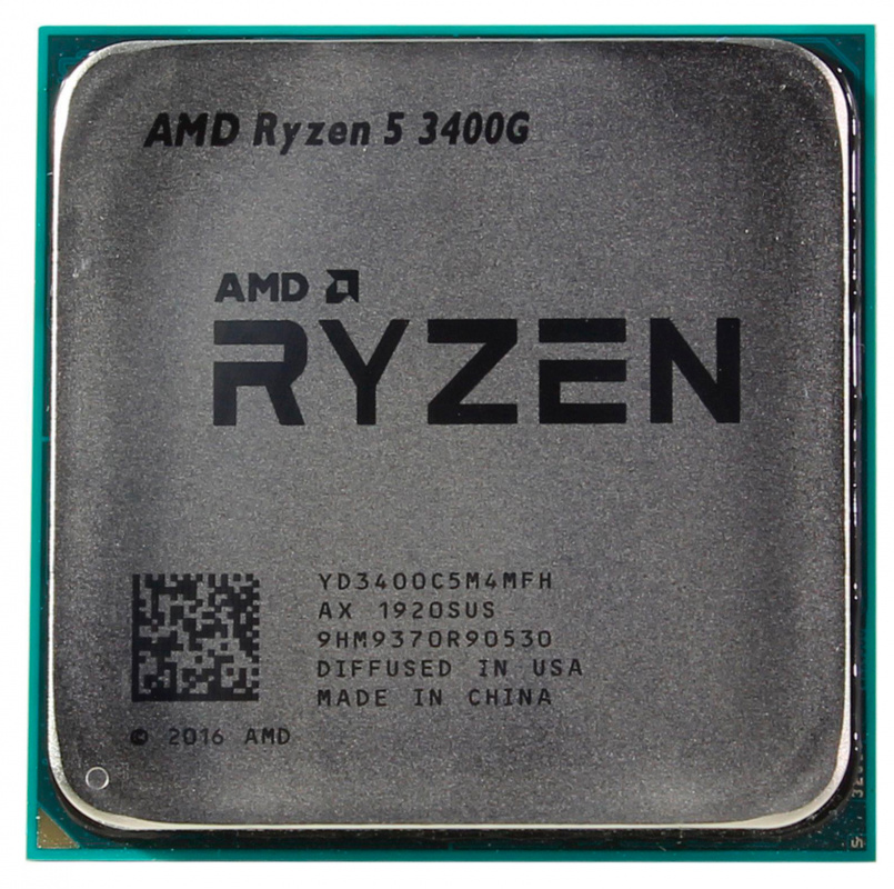 Процессор AMD Ryzen 5 3400G AM4 BOX (YD3400C5FHBOX)